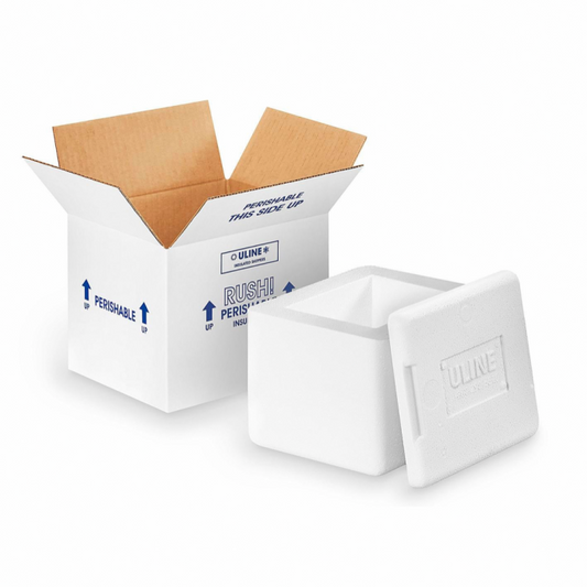 Insulated Foam Shipping Box - 6 x 5 x 4 1⁄2"